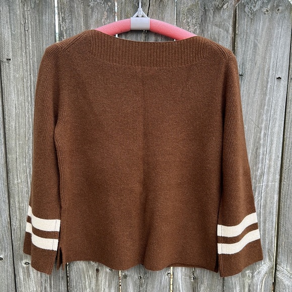 J.Crew Cashmere Boatneck Sweater with bell sleeves - Picture 5 of 10